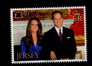 Jersey Sc  1506 2011 £3.50 Royal Wedding Prince William stamp mint NH