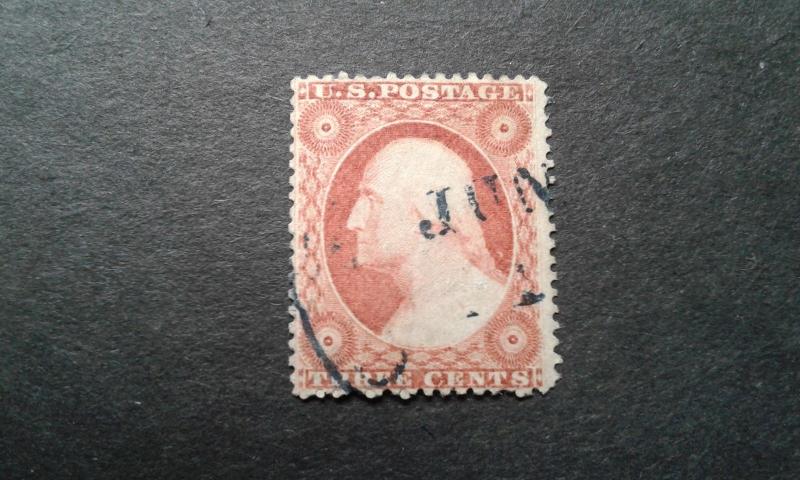  US #26A used Type IV ~1812.2200