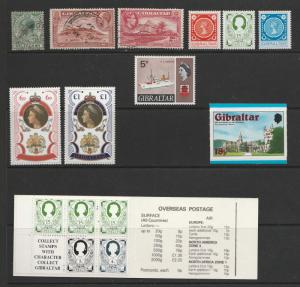 Small Collection From Gibraltar Mostly Unused