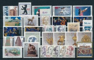 West Germany Berlin 1988 Complete Year Set  MNH