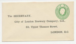 Postal stationery GB / UK - Privately printed City of London Brewery Company