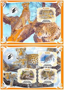 t7, Gabon MNH stamps 2019 panthera felines big cats