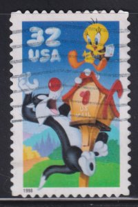 United States 3204a Sylvester & Tweety Bird 1998