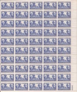 US Stamp - 1949 Washington & Lee University - 50 Stamp Sheet #982