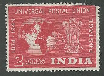 India  Scott 224  Mint  UPU