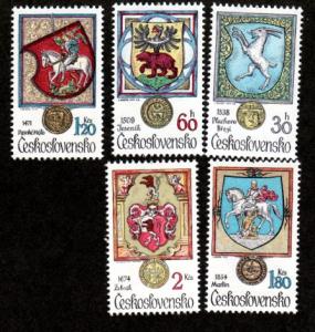 Czechoslovakia # 2240-2244 Mint NH!