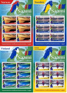 Finland 2023 Lapland Cultural Autonomy Saami BeePost sheetlets set MNH