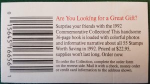 US SCOTT  BK203 BOOKLET