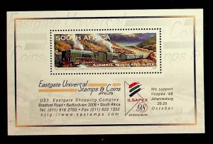 SOUTH AFRICA Sc C7-11+C9a NH ISSUE OF 1997 - STRIP+S/S - TRAIN