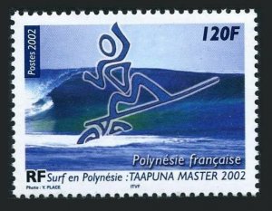 Fr Polynesia 836,MNH. Taapuna Master 2002 Surfing competition.