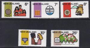 New Zealand # 593-597, League of Mothers, NH, 1/2 Cat.