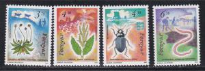 Faroe Islands # 216-219, Flora & Fauna, Mint NH, 1/2 Cat.