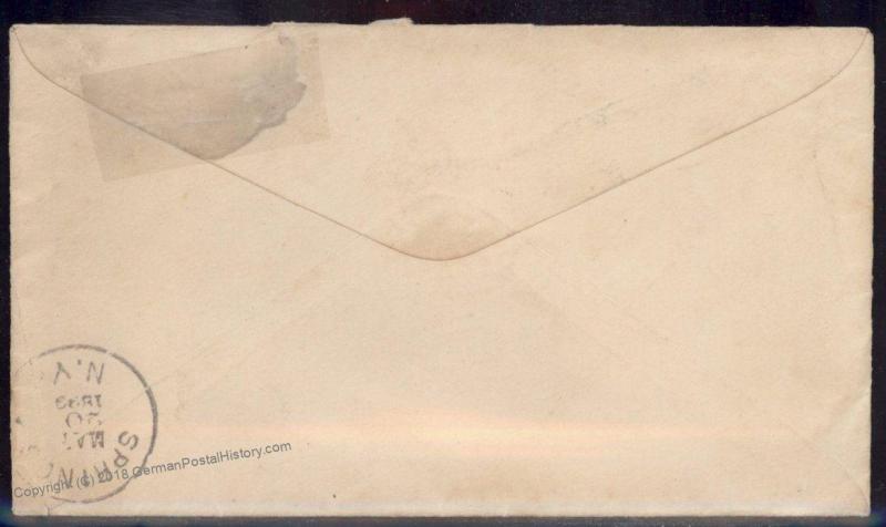 Virginia 1899 Ionia VA Cancel DPO Helbock R5 Cover 10c Bureau 92341