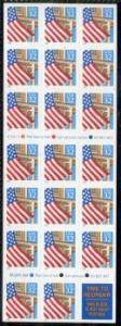 US Stamp #2920a MNH Flag Over Porch Self Adhesive Booklet Pane of 20