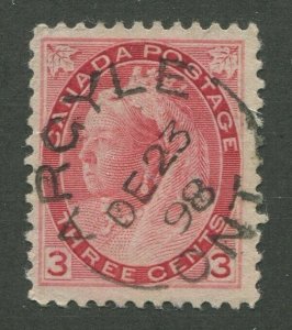 ONTARIO SPLIT RING TOWN CANCEL ARGYLE