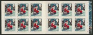 Great Britain 2413a MNH Booklet  Christmas, Santa Claus