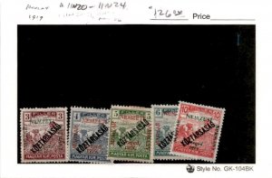 Hungary, Postage Stamp, #11N20-11N24 Mint Hinged, 1919 Szeged Issue (AE)