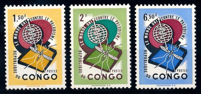 [65603] Congo Kinshasa 1962 Insects - Fight against Malaria  MLH