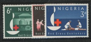 Nigeria #147-149 Mint (NH) Single (Complete Set)