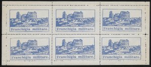 1943 Italia El Djem oltremare franchigia MS MNH Sassone n. F1