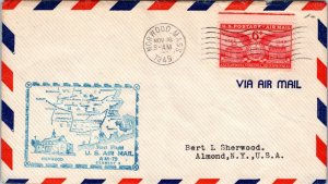 FFC 1949 Airmail RT AM #79 Seg #4 - Norwood, Mass To Hartford, Conn - J3371