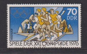 German Democratic Republic DDR #1725  used 1976 Olympic Games 70pf