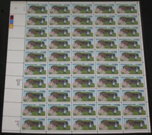 US #2416 25¢ South Dakota, Complete sheet of 50, og, NH