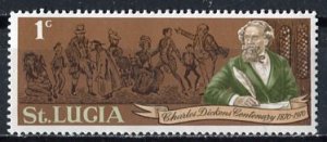 St Lucia; 1970: Sc. # 278: **/MNH Single Stamp