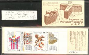 SPAIN Scott 2466a =2463-2466 MNH** Spains first Booklet 1986