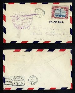 # C11 on CAM # 29 First Flight cover, New Orleans, LA to Houston, TX - 1-23-1929