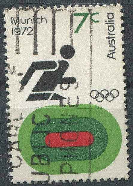 Australia Sc#527 Used, 7c multi, Summer Olympic Games 1972 - Munich (1972)