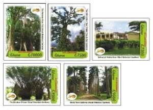 Ghana - Aburi Botanical Gardens Stamp -  5v MNH - Perforated