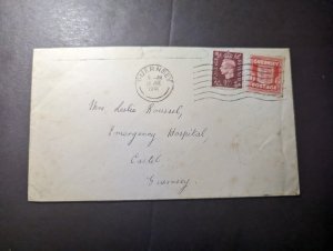 1940 England British Channel Islands Cover Guernsey CI Local Use