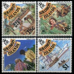 SOLOMON IS. 1986 - Scott# 558-61 Halley Comet Set of 4 NH