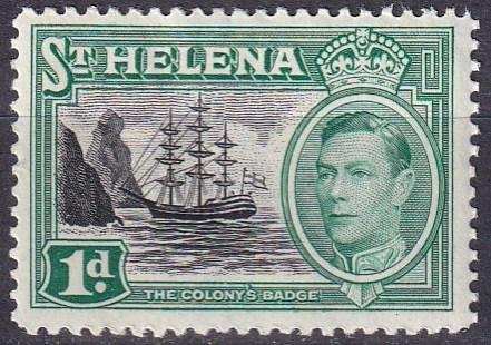 St Helena #119 F-VF Unused CV $7.00 (A19231)