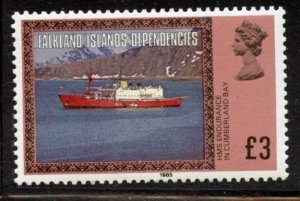 Falkland Islands Dependencies #1L52a, Mint Never Hinge. CV $ 7.50