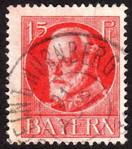 1920, Bavaria 10pfg, Used, Sc 101