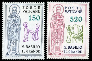 Vatican City 652-3 MNH  - St. Basil