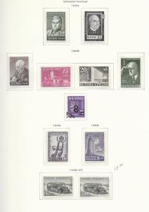 Finland 1941-1956 issued on pages used & MH, see desc. 2018 CV $222.70