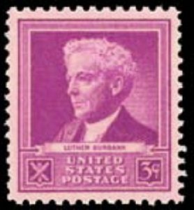 876 Luther Burbank F-VF MNH single