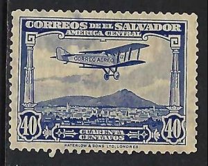 El Salvador C14 VFU AIRPLANE Z4-146-10