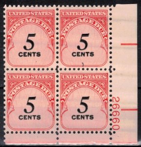 USA - Postage Due - Scott J93 MNH - Plate No 26660