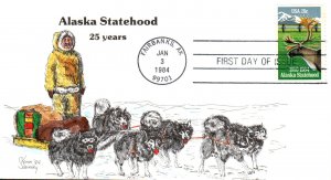 #2066 Alaska Statehood Karen's FDC