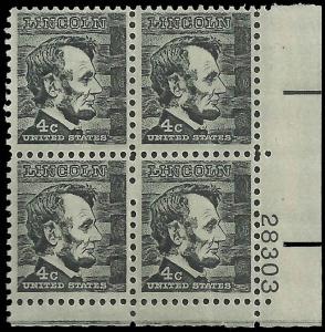 # 1282a MINT NEVER HINGED ABRAHAM LINCOLN