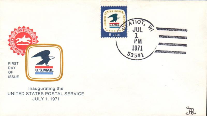 #1396 WI, Gratiot 7-1-71 USPS FDC