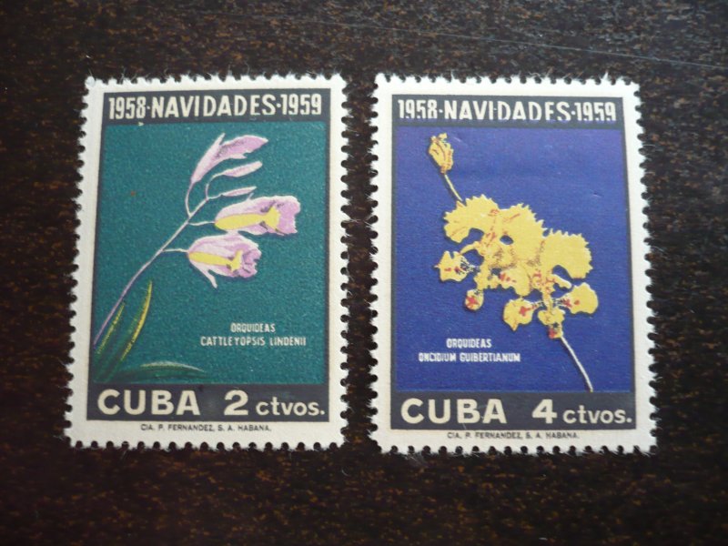 Stamps - Cuba - Scott#611-612 - Mint Hinged Set of 2 Stamps