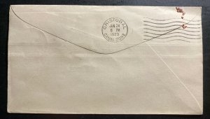 1929 Curacao First Flight Airmail Cover FFC To Cristobal Canal Zone