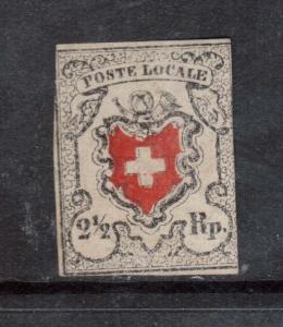 Switzerland #2 Used With Very Light Cancel **With Certificate**