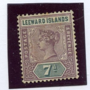 LEEWARD ISLANDS #6 MINT  Cat $12 stamp