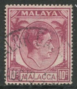 STAMP STATION PERTH Malacca #9 KGVI Definitive Used 1949